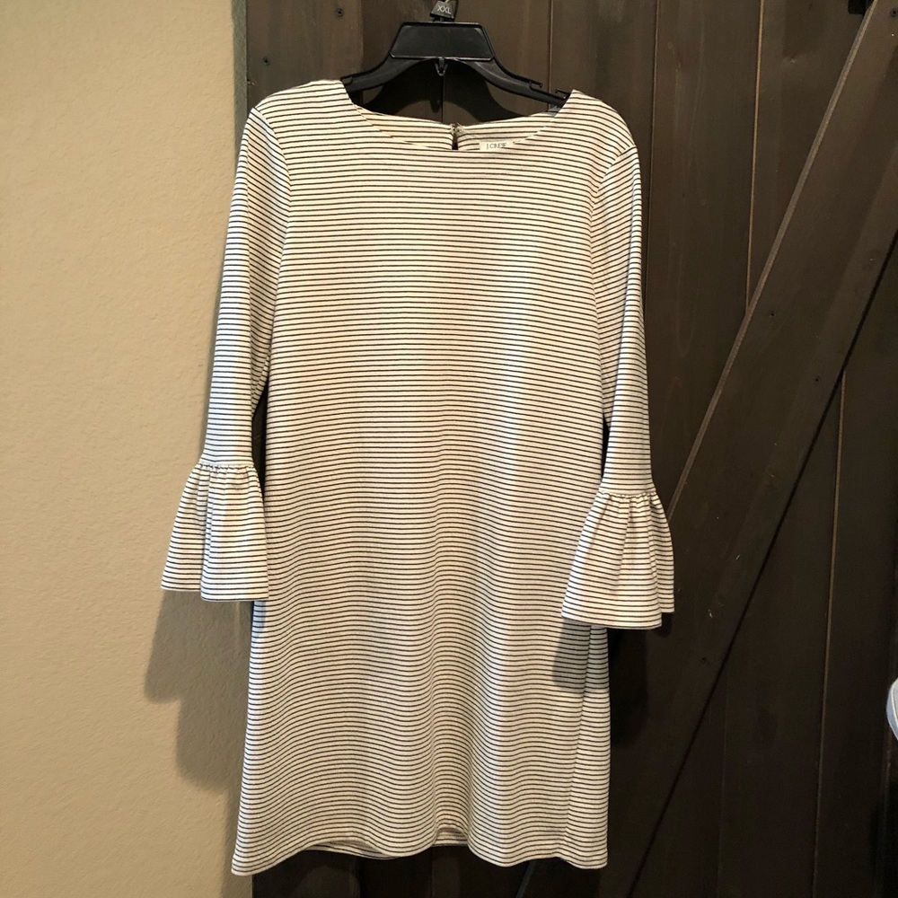 J crew factory striped dress small